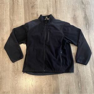 Eddie Bauer Men’s Black Polyester Full Zip Jacket Size Large